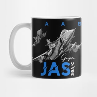 Saab JAS39 Gripen Swedish Aircraft Mug